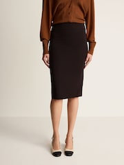 Black Shape Pencil Skirt - Image 2 of 6