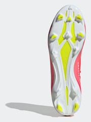 adidas Red/White Football X Crazyfast League Firm Ground Adult Boots - Image 9 of 13