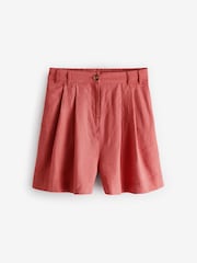 Pink/Rust Tailored Summer Shorts - Image 5 of 6