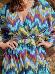 Myleene Klass Purple/Teal Rik Rak Playsuit - Image 7 of 9