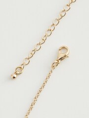 Gold Tone E Star Initial Necklace - Image 3 of 3