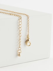 Gold Tone S Star Initial Necklace - Image 3 of 3