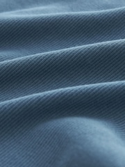 Blau - Umstandsmode Geripptes Kleid - Bild 8 von 8