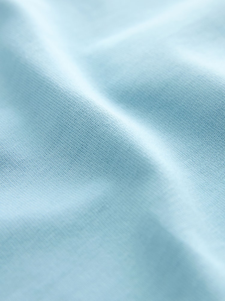 Blue/Pink/Mint Green Relaxed Fit Heavuweight 100% Cotton T-Shirts 3 Pack - Image 12 of 12