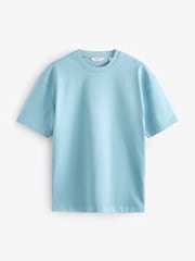Blue/Pink/Mint Green Relaxed Fit Heavuweight 100% Cotton T-Shirts 3 Pack - Image 2 of 12