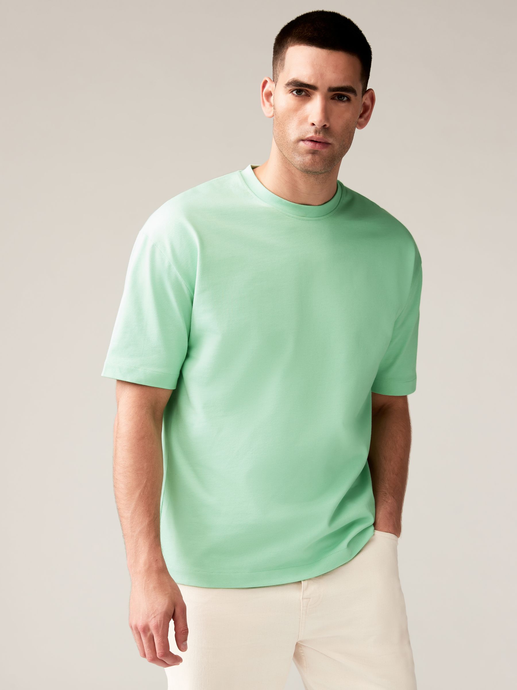 Buy Blue/Pink/Mint Green Relaxed Fit Heavuweight 100% Cotton