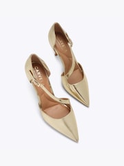 Золотой - Туфли-юли на каблуке Carvela Lorita - Изображение 3 5
