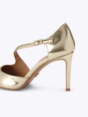 Золотой - Туфли-юли на каблуке Carvela Lorita - Изображение 4 5