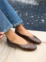 Linzi Brown Ease Ballet Pumps - Image 1 of 6
