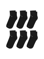 New Balance Black Multipack Ankle Flat Socks - Image 1 of 3