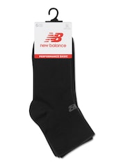 New Balance Black Multipack Ankle Flat Socks - Image 3 of 3