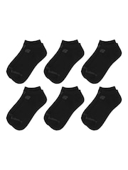 New Balance Black No Show Trainer Liner Socks 3 Pack - Image 2 of 3