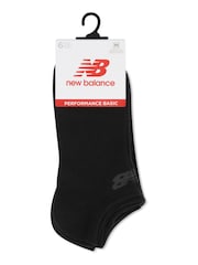 New Balance Black No Show Trainer Liner Socks 3 Pack - Image 3 of 3