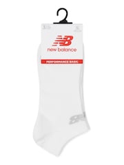 New Balance White Multipack No Show Trainer Liner Socks - Image 3 of 3