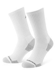 New Balance White Multipack Essentials Cushioned  Crew Socks - Image 2 of 3