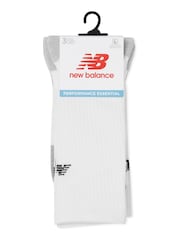 New Balance White Multipack Essentials Cushioned  Crew Socks - Image 3 of 3