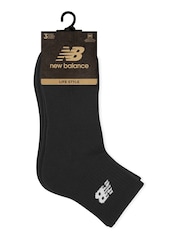 New Balance Black Multipack Everyday Ankle Socks - Image 3 of 3