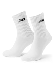 New Balance White Everyday Crew Socks 3 Pack - Image 2 of 3