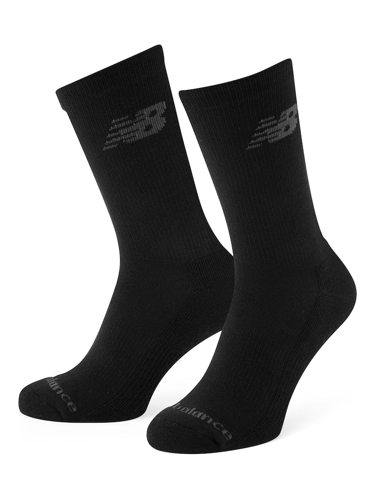 New Balance Black Multipack Sports Cushioned Crew Socks - Image 2 of 3