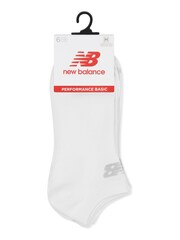 New Balance White Multipack No Show Trainer Liner Socks - Image 3 of 3