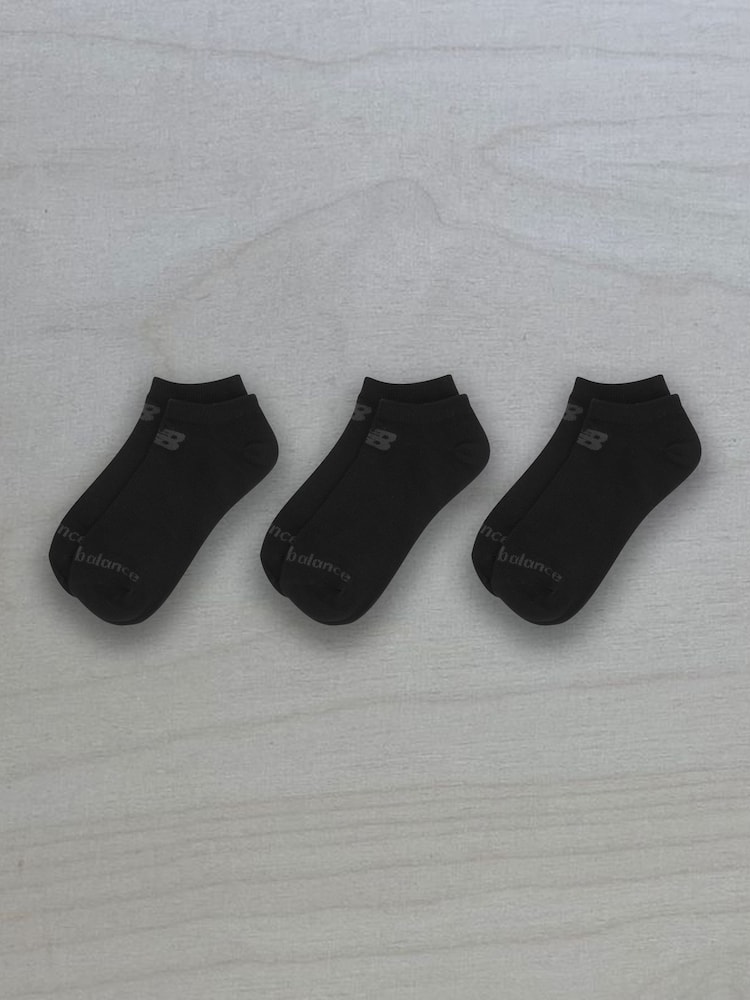 New Balance Black Multipack No Show Trainer Liner Socks - Image 1 of 3