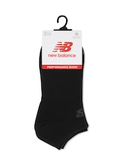 New Balance Black Multipack No Show Trainer Liner Socks - Image 3 of 3