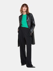 Whistles Green Annie Sparkle Crew Neck Jumper - Image 3 of 5
