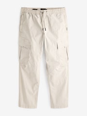 Ecru/White Regular Fit Stretch Utility Cargo Trousers - Image 6 of 9