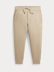 Polo Ralph Lauren Boy Khaki Green Fleece Joggers - Image 1 of 5