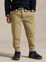 Polo Ralph Lauren Boy Khaki Green Fleece Joggers - Image 3 of 5