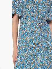 Whistles Natural Ditsy Bouquet Tallie Midi Dress - Image 3 of 5