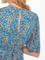 Whistles Natural Ditsy Bouquet Tallie Midi Dress - Image 4 of 5