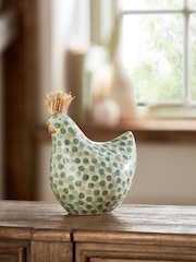 Sage Green Chicken Ornament - Image 1 of 4