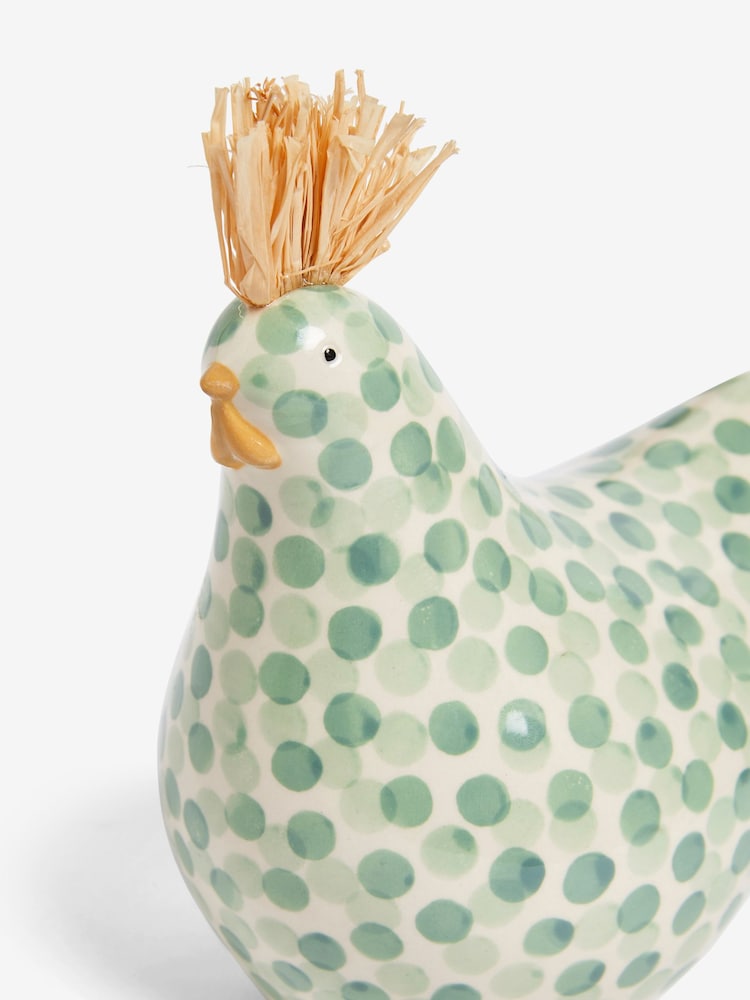 Sage Green Chicken Ornament - Image 4 of 4