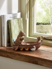 Brown Bertie In A Boat Ornament - Image 1 of 4