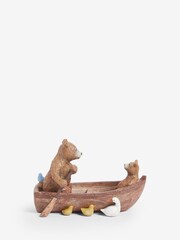 Brown Bertie In A Boat Ornament - Image 2 of 4