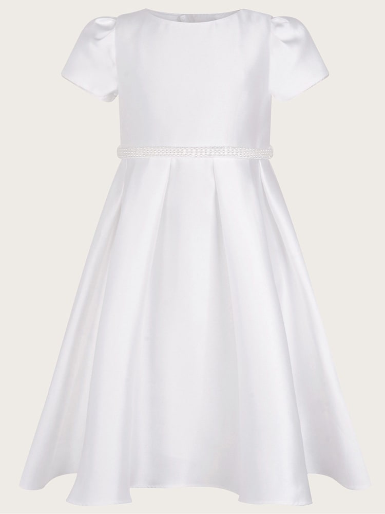 Monsoon Natural Pearl Belt Henrietta Duchess Dress - Image 3 of 3