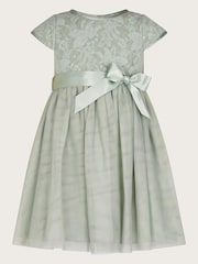 Monsoon Green Baby Lacey Sequin Truth Dress - Image 1 of 3