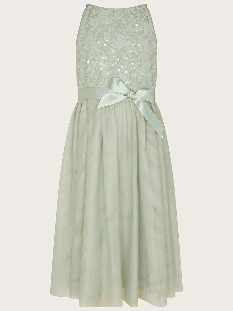 Monsoon Green Lacey Sequin Truth Maxi Dress - Image 1 of 3 Monsoon Green Lacey Sequin Truth Maxi Dress - Image 1 of 3