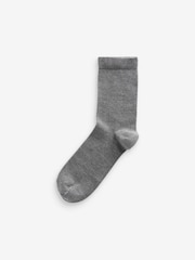 Dark Grey Modal Ankle Socks 4 Pack - Image 2 of 2