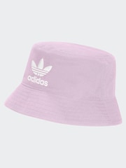 وردي - adidas Originals Trefoil 100% Cotton Bucket Hat - صورة 1 من 2