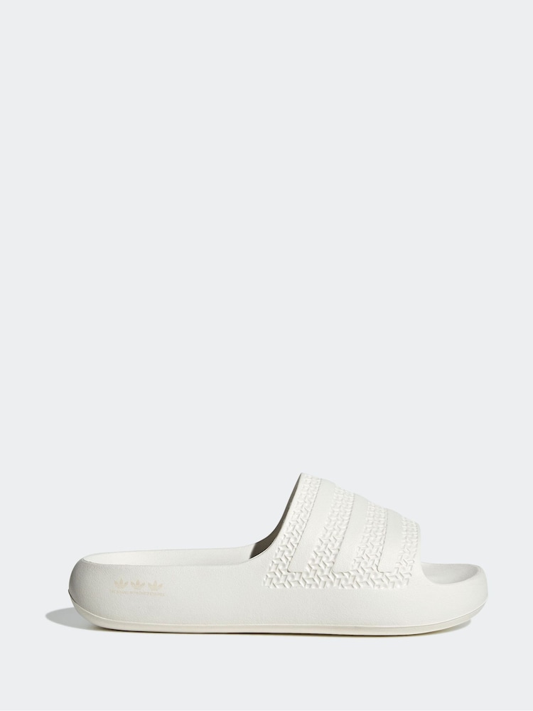 adidas originals White Adilette Ayoon Slides - Image 1 of 8