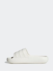 adidas originals White Adilette Ayoon Slides - Image 2 of 8