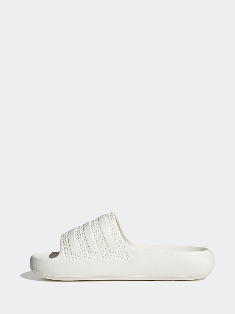 adidas originals White Adilette Ayoon Slides - Image 2 of 8