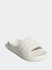 adidas originals White Adilette Ayoon Slides - Image 3 of 8