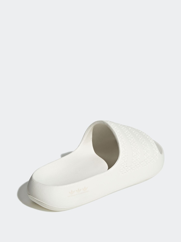Blanc - adidas Originals toboggans Adilette Ayoon - Image 4 of 8