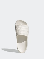 adidas originals White Adilette Ayoon Slides - Image 6 of 8