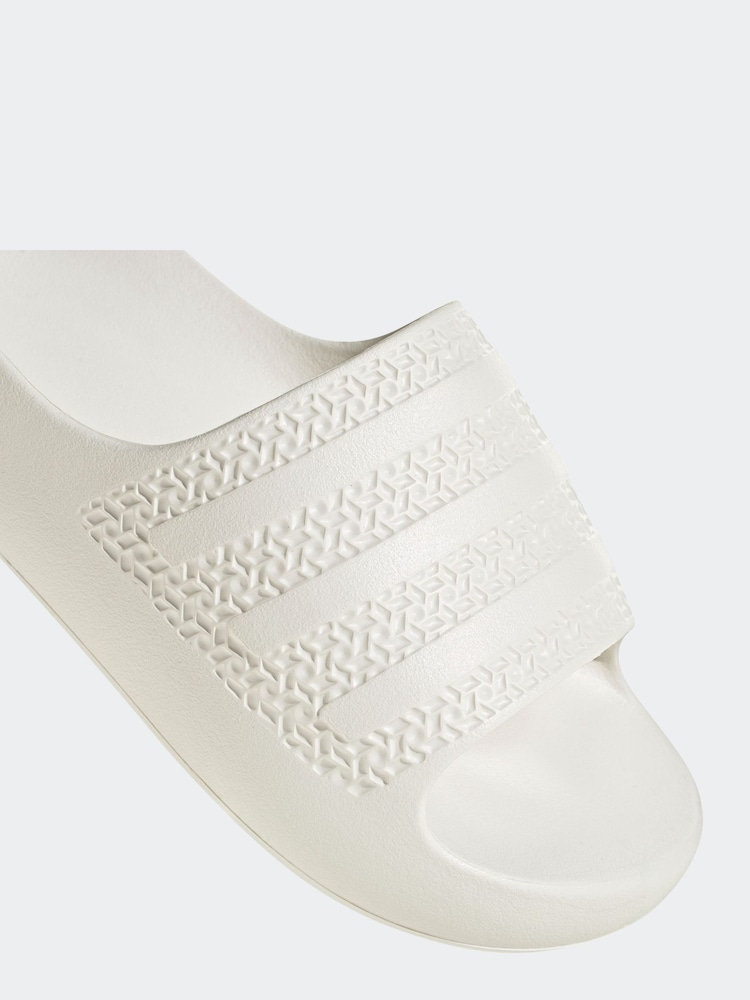 adidas originals White Adilette Ayoon Slides - Image 8 of 8