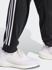 أسود داكن - بنطلون رياضي أضيق من أسفل 3 خطوط من Adidas - صورة 5 من 6