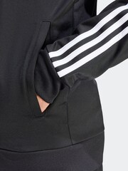 adidas Black Sportswear Essentials Warm-Up 3-Stripes Track Top Coat Jacket - Image 5 of 6